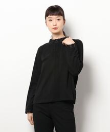 Samansa Mos2 | スタンドネックレースカットソー(Tシャツ/カットソー)