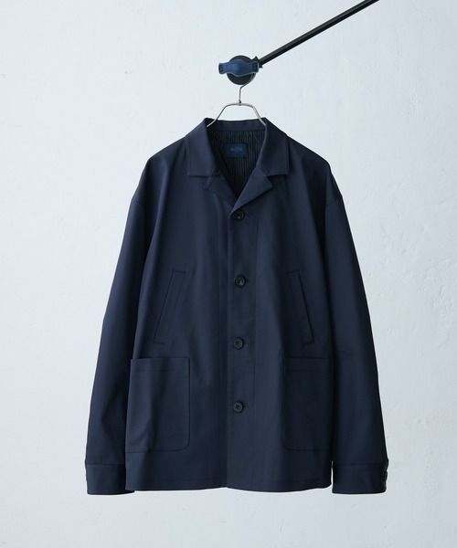 Lui's（ルイス）の「【SILLIS / シリス】 ギャバ4Bジャケット（テーラードジャケット・メンズ・ベージュ/ネイビー・44/46）」の8枚目の写真