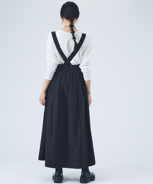 JILKY(ジルキー)の「【JILKY】ピーチギャバロングスカート◇セットアップ対応(スカート・レディース・ブラック/ピンク/グレイッシュベージュ・M)」の13枚目の写真