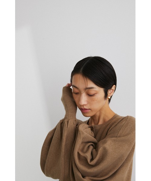 STYLEMIXER（スタイルミキサー）の「ボリュームスリーブカーディガン（カーディガン/ボレロ・レディース・イエロー系その他/ライトブラウン/ブラック・FREE）」の13枚目の写真