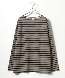 USA cotton Wide Silhouette Basque Shirt/USAコットン　ワイドシルエット バスクシャツ