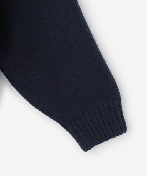 GYMPHLEX（ジムフレックス）の「Gymphlex | エアーヤーン Vネックニットプルオーバー WOMEN（ニット/セーター・レディース・ネイビー/レッド/アイボリー・14）」の16枚目の写真