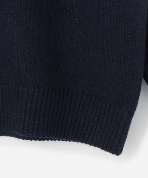 GYMPHLEX（ジムフレックス）の「Gymphlex | エアーヤーン Vネックニットプルオーバー WOMEN（ニット/セーター・レディース・ネイビー/レッド/アイボリー・14）」の17枚目の写真