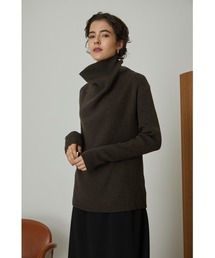 RIM.ARK | Back shoulder rib knit(ニット/セーター)