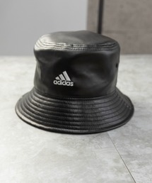 GUCCI レザーバケットハット Adidas バケットハット レザー 直営店 adidas GUCCI GGキャンバス