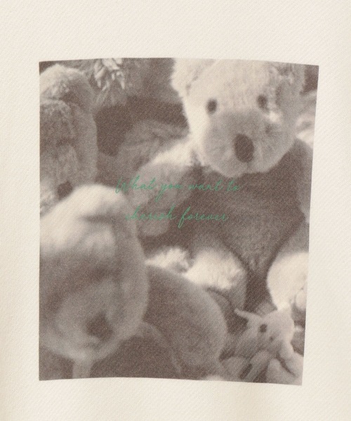 GLOBAL WORK（グローバルワーク）の「【AND YUA ANY】柔らかグラフィックスウェット/235621（スウェット・キッズ・オフホワイト/グレー/ブラック/アイボリー/グリーン/ライトイエロー・150cm/160cm）」の19枚目の写真