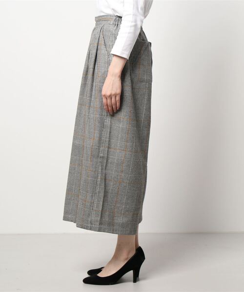 Samansa Mos2（サマンサ モスモス）の「柄アソートワイドパンツ（その他パンツ・レディース・ブラック/ベージュ/ブラウン/カーキ/チャコール・ﾌﾘ-）」の8枚目の写真