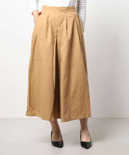 Samansa Mos2（サマンサ モスモス）の「柄アソートワイドパンツ（その他パンツ・レディース・ブラック/ベージュ/ブラウン/カーキ/チャコール・ﾌﾘ-）」の10枚目の写真