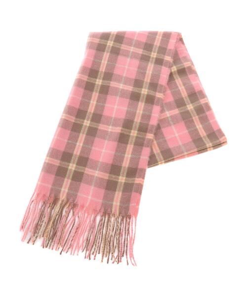 Green　Parks（グリーンパークス）の「カシミアライクチェックストール＊（ストール/ショール・レディース・ブルー/レッド/グリーン/ベージュ/ピンク/イエロー/オレンジ/サックスブルー・FREE）」の9枚目の写真