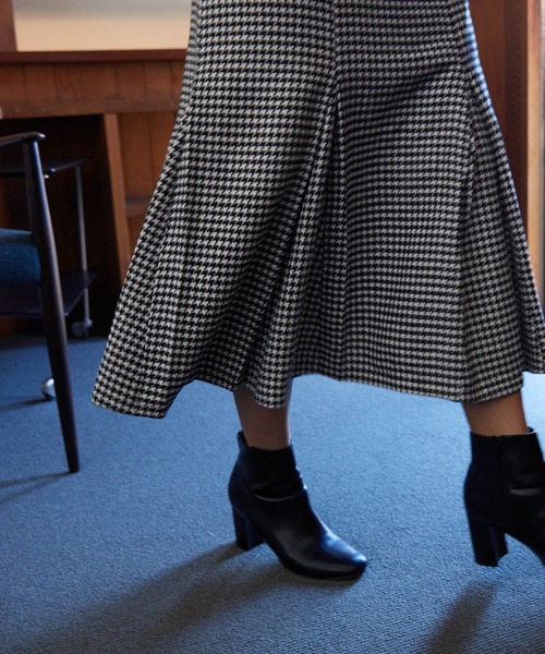 Cheek（チーク）の「マーメイドジャンスカ（ジャンパースカート・レディース・ブラウン/ホワイト×ブラック/グレー・MEDIUM）」の13枚目の写真