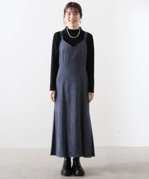 Cheek（チーク）の「マーメイドジャンスカ（ジャンパースカート・レディース・ブラウン/ホワイト×ブラック/グレー・MEDIUM）」の20枚目の写真