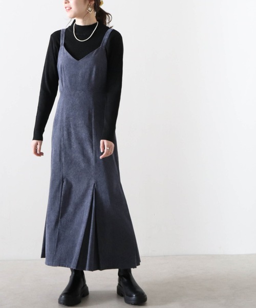 Cheek（チーク）の「マーメイドジャンスカ（ジャンパースカート・レディース・ブラウン/ホワイト×ブラック/グレー・MEDIUM）」の14枚目の写真