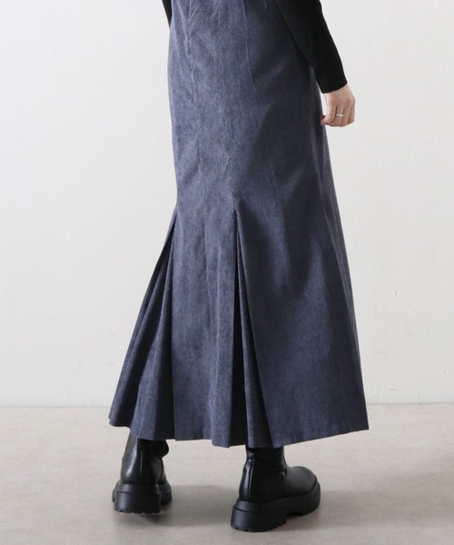 Cheek（チーク）の「マーメイドジャンスカ（ジャンパースカート・レディース・ブラウン/ホワイト×ブラック/グレー・MEDIUM）」の6枚目の写真