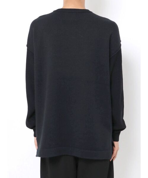 COTORICA（コトリカ）の「フロントスイッチニット（ニット/セーター・メンズ・ベージュ/ブラック・LARGE/MEDIUM）」の6枚目の写真