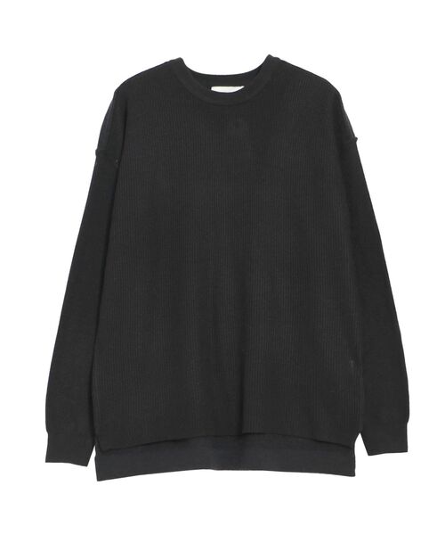 COTORICA（コトリカ）の「フロントスイッチニット（ニット/セーター・メンズ・ベージュ/ブラック・LARGE/MEDIUM）」の13枚目の写真