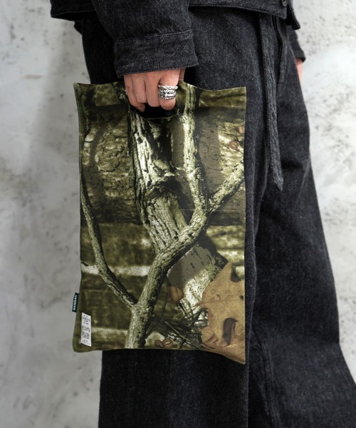 HAV-A-HANK（ハバハンク ）の「BANSAC バンサック HAV-A-HANK ハバハンク バンダナ エコバッグ カモフラージュ（エコバッグ/サブバッグ・メンズ・ウッド/カモフラージュ・FREE）」の9枚目の写真