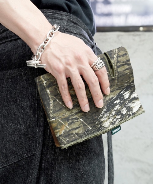 HAV-A-HANK（ハバハンク ）の「BANSAC バンサック HAV-A-HANK ハバハンク バンダナ エコバッグ カモフラージュ（エコバッグ/サブバッグ・メンズ・ウッド/カモフラージュ・FREE）」の5枚目の写真