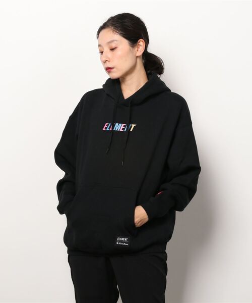 ELEMENT レディース【KAMEN RIDER】 KAMEN RIDER SWEAT PA パーカー【2021年冬モデル】/エレメントプルオーバーバックプリントパーカー