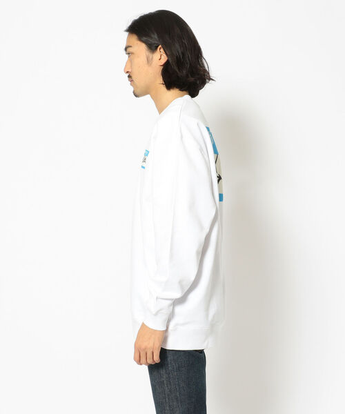 AVIREX(アヴィレックス)の「【直営店限定】HELLO MY BRAND IS SWEAT/ ハロー マイブランド イズスウェット / AVIREX / アヴィレックス(スウェット・メンズ・ホワイト/ブラック・MEDIUM/LARGE/X-LARGE)」の9枚目の写真