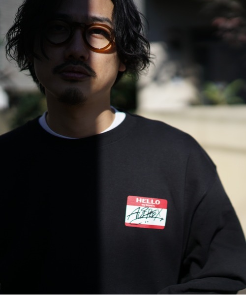 AVIREX(アヴィレックス)の「【直営店限定】HELLO MY BRAND IS SWEAT/ ハロー マイブランド イズスウェット / AVIREX / アヴィレックス(スウェット・メンズ・ホワイト/ブラック・MEDIUM/LARGE/X-LARGE)」の19枚目の写真