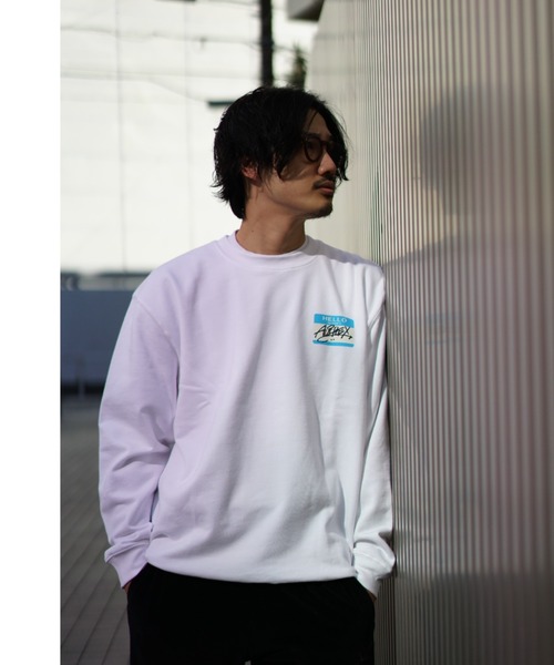 AVIREX(アヴィレックス)の「【直営店限定】HELLO MY BRAND IS SWEAT/ ハロー マイブランド イズスウェット / AVIREX / アヴィレックス(スウェット・メンズ・ホワイト/ブラック・MEDIUM/LARGE/X-LARGE)」の17枚目の写真