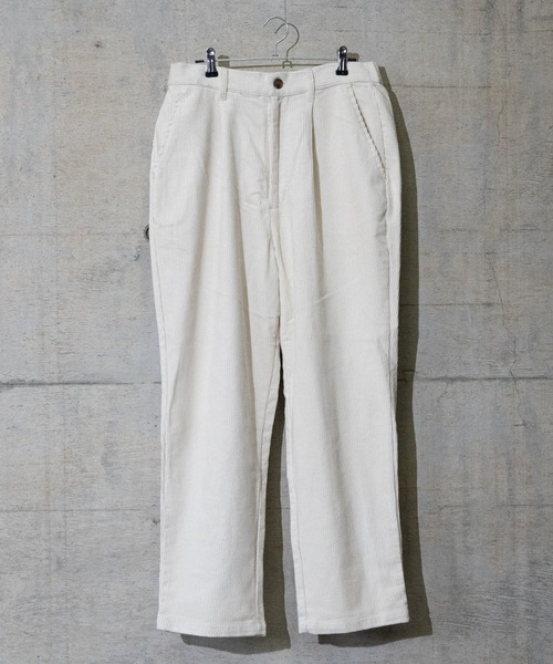 JOHN'S CLOSET(ジョンズクローゼット)の「【i】8Wコーデュロイワイドテーパードパンツ(その他パンツ・メンズ・キナリ/グレイッシュベージュ/ブラック/サックスブルー・MEDIUM/X-LARGE/LARGE)」の2枚目の写真