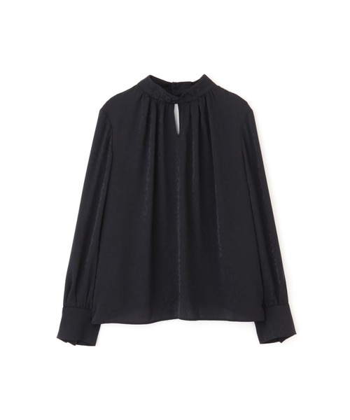 国内在庫即発送 スタンドカラージャカードブラウス シャツ ブラウス Pinky Dianne ピンキーアンドダイアン のファッション スーパーマーケット割引 Bahrain Lsib Co Uk