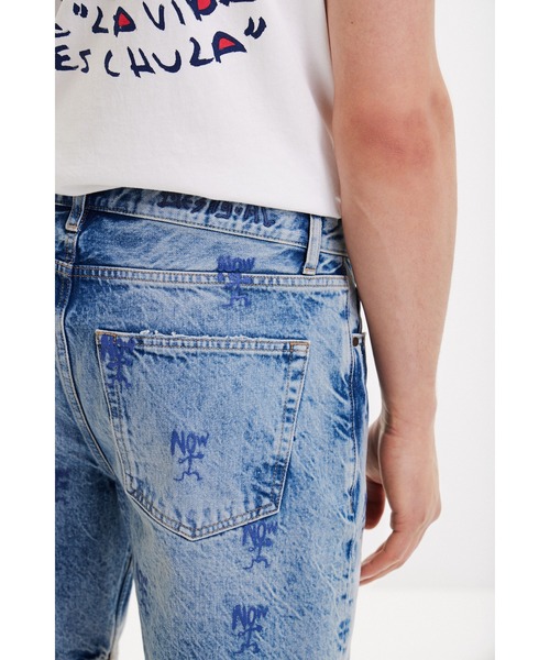 Desigual(デシグアル)の「メンズデニムハーフパンツ DENIM_FILO(その他パンツ・メンズ・ブルー・S/M/L/XL/XS/XXL)」の7枚目の写真