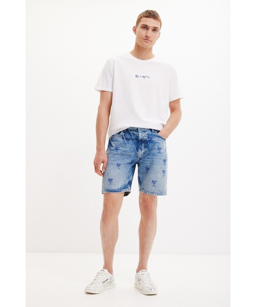 Desigual(デシグアル)の「メンズデニムハーフパンツ DENIM_FILO(その他パンツ・メンズ・ブルー・S/M/L/XL/XS/XXL)」の4枚目の写真