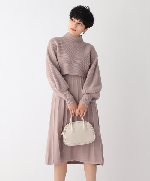 セール 短丈ニットセット2wayワンピース Web限定サイズ ワンピース Index インデックス のファッション通販 Zozotown