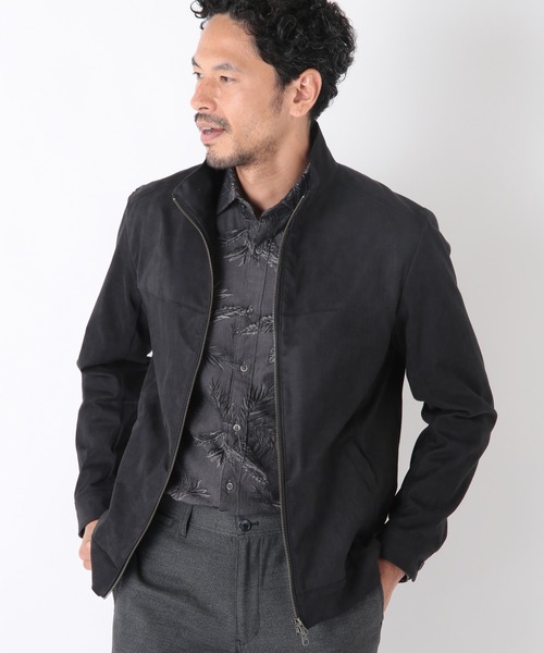 MEN'S BIGI（メンズビギ）の「コマスエードブルゾン（ブルゾン・メンズ・ブラック/ベージュ・01/02/03）」の5枚目の写真