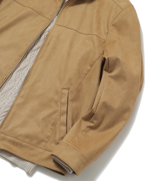 MEN'S BIGI（メンズビギ）の「コマスエードブルゾン（ブルゾン・メンズ・ブラック/ベージュ・01/02/03）」の13枚目の写真