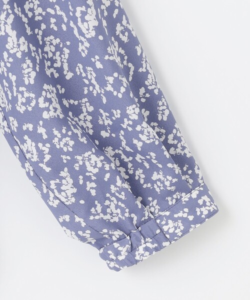 J.PRESS Ladies（J.プレス レディス）の「【洗える】ポリエステルデシンフラワープリント ブラウス（シャツ/ブラウス・レディース・ネイビー系5/ライラック系5・XS）」の9枚目の写真