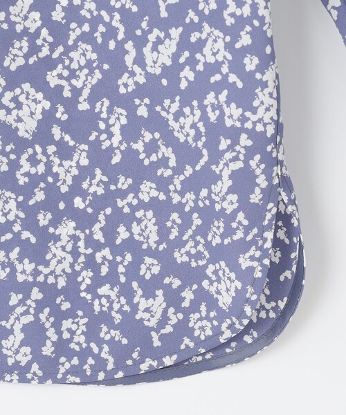 J.PRESS Ladies（J.プレス レディス）の「【洗える】ポリエステルデシンフラワープリント ブラウス（シャツ/ブラウス・レディース・ネイビー系5/ライラック系5・XS）」の10枚目の写真