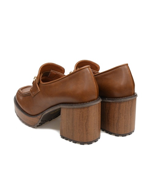 NOFALL(ノーフォール)の「厚底スタック風ビットローファー(ローファー・レディース・ブラック/ブラウン/ブラック系その他・LL/S/M/L)」の18枚目の写真