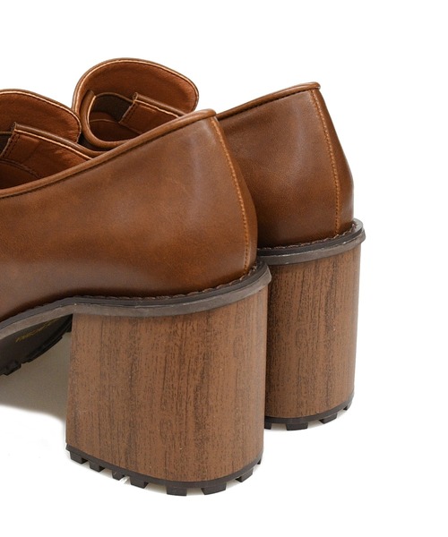 NOFALL(ノーフォール)の「厚底スタック風ビットローファー(ローファー・レディース・ブラック/ブラウン/ブラック系その他・LL/S/M/L)」の17枚目の写真