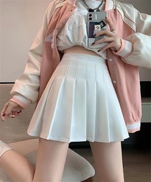 プリーツ ミニスカート