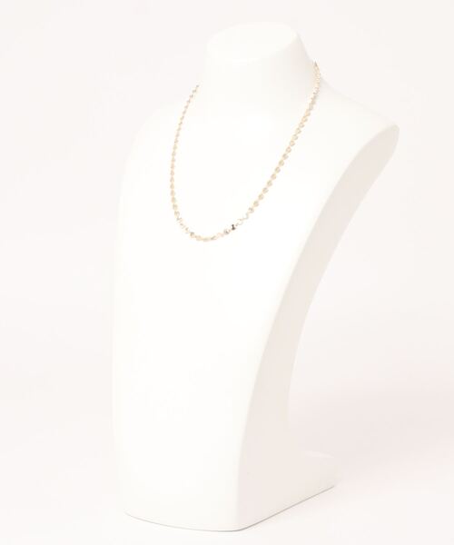 natural couture（ナチュラルクチュール）の「フラワーネックレス（ネックレス・レディース・シルバー/ゴールド・FREE）」の3枚目の写真