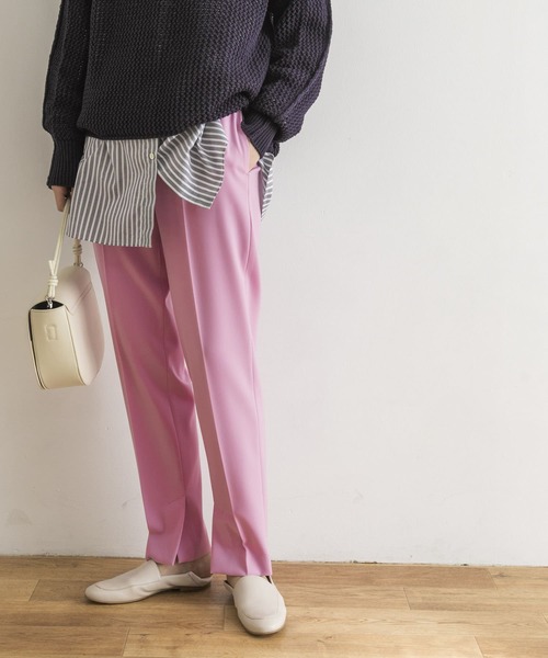 URBAN RESEARCH(アーバンリサーチ)の「ダブルクロステーパードパンツ(その他パンツ・レディース・ブラック/ピンク/グリーン・38/36/34)」の13枚目の写真