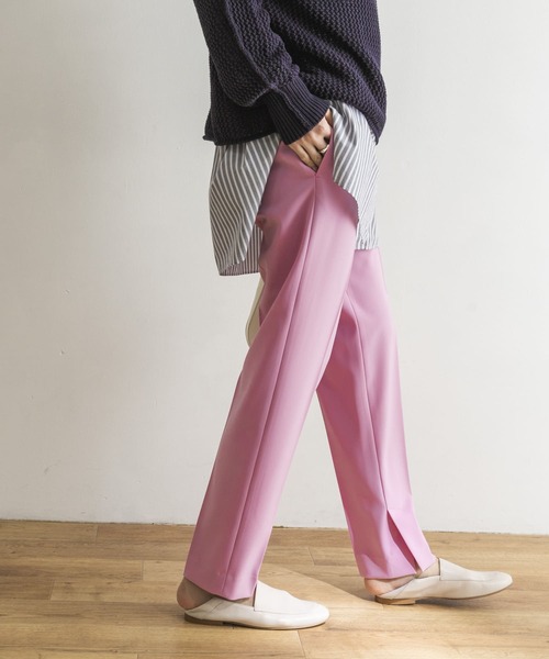 URBAN RESEARCH(アーバンリサーチ)の「ダブルクロステーパードパンツ(その他パンツ・レディース・ブラック/ピンク/グリーン・38/36/34)」の15枚目の写真