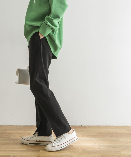 URBAN RESEARCH(アーバンリサーチ)の「ダブルクロステーパードパンツ(その他パンツ・レディース・ブラック/ピンク/グリーン・38/36/34)」の20枚目の写真