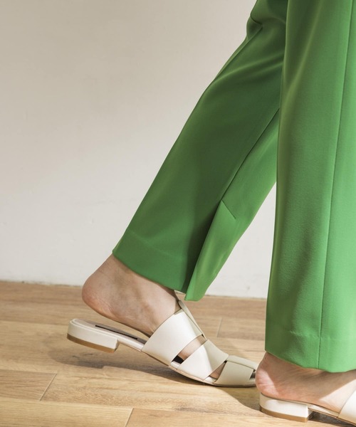 URBAN RESEARCH(アーバンリサーチ)の「ダブルクロステーパードパンツ(その他パンツ・レディース・ブラック/ピンク/グリーン・38/36/34)」の4枚目の写真