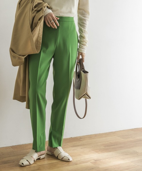 URBAN RESEARCH(アーバンリサーチ)の「ダブルクロステーパードパンツ(その他パンツ・レディース・ブラック/ピンク/グリーン・38/36/34)」の9枚目の写真