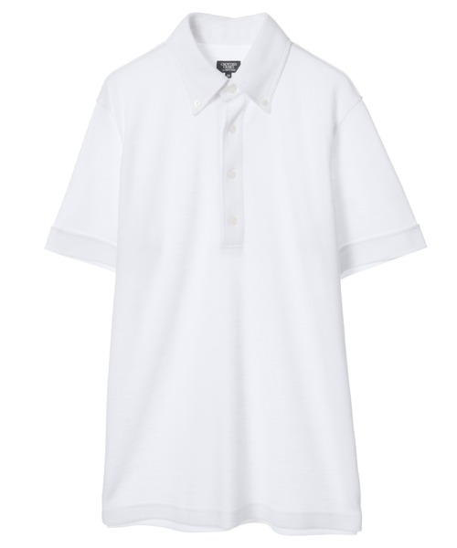 CROWDED CLOSET（クラウデッドクローゼット）の「スラブバーズアイポロシャツ（ポロシャツ・メンズ・ネイビー/ホワイト/グレー・02/03/04）」の15枚目の写真