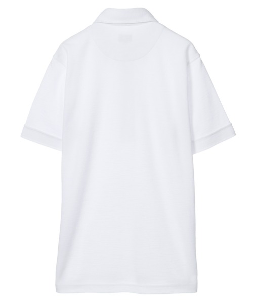 CROWDED CLOSET（クラウデッドクローゼット）の「スラブバーズアイポロシャツ（ポロシャツ・メンズ・ネイビー/ホワイト/グレー・02/03/04）」の18枚目の写真