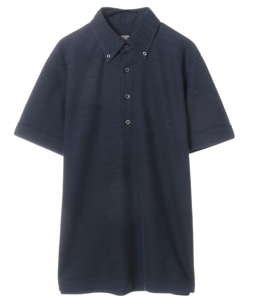 CROWDED CLOSET（クラウデッドクローゼット）の「スラブバーズアイポロシャツ（ポロシャツ・メンズ・ネイビー/ホワイト/グレー・02/03/04）」の17枚目の写真