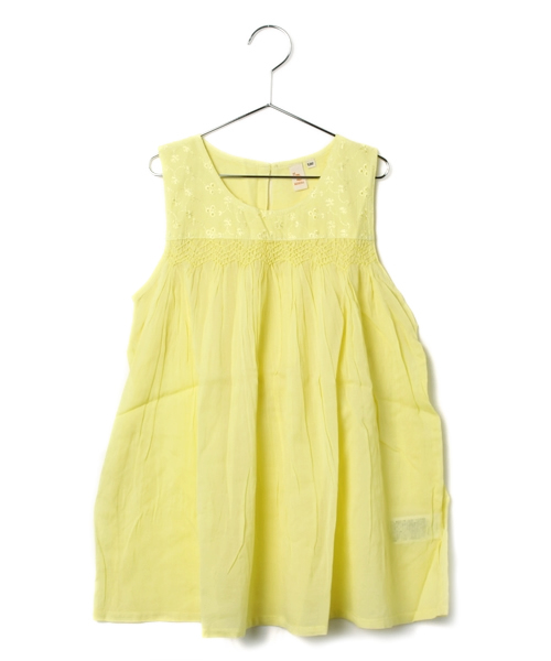 チャイハネ（チャイハネ）の「【チャイハネ】スモーネキッズブラウス130cm（ワンピース・キッズ・グリーン/アイボリー/ブルー/ピンク/ライトピンク/イエロー・FREE）」の5枚目の写真