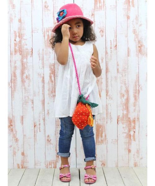 チャイハネ（チャイハネ）の「【チャイハネ】スモーネキッズブラウス130cm（ワンピース・キッズ・グリーン/アイボリー/ブルー/ピンク/ライトピンク/イエロー・FREE）」の18枚目の写真