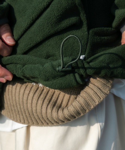 Perushu（ペルーシュ）の「レトロ配色切り替えフリースプルオーバー（その他トップス・メンズ・ライトブルー/ライトグリーン/ライトベージュ/ダークグリーン・MEDIUM/LARGE）」の18枚目の写真