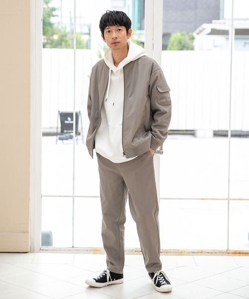 LAKOLE（ラコレ）の「FSS MA-1ブルゾン / 262396（MA-1・メンズ・オリーブ/ブラック/グレー・LARGE/MEDIUM）」の4枚目の写真